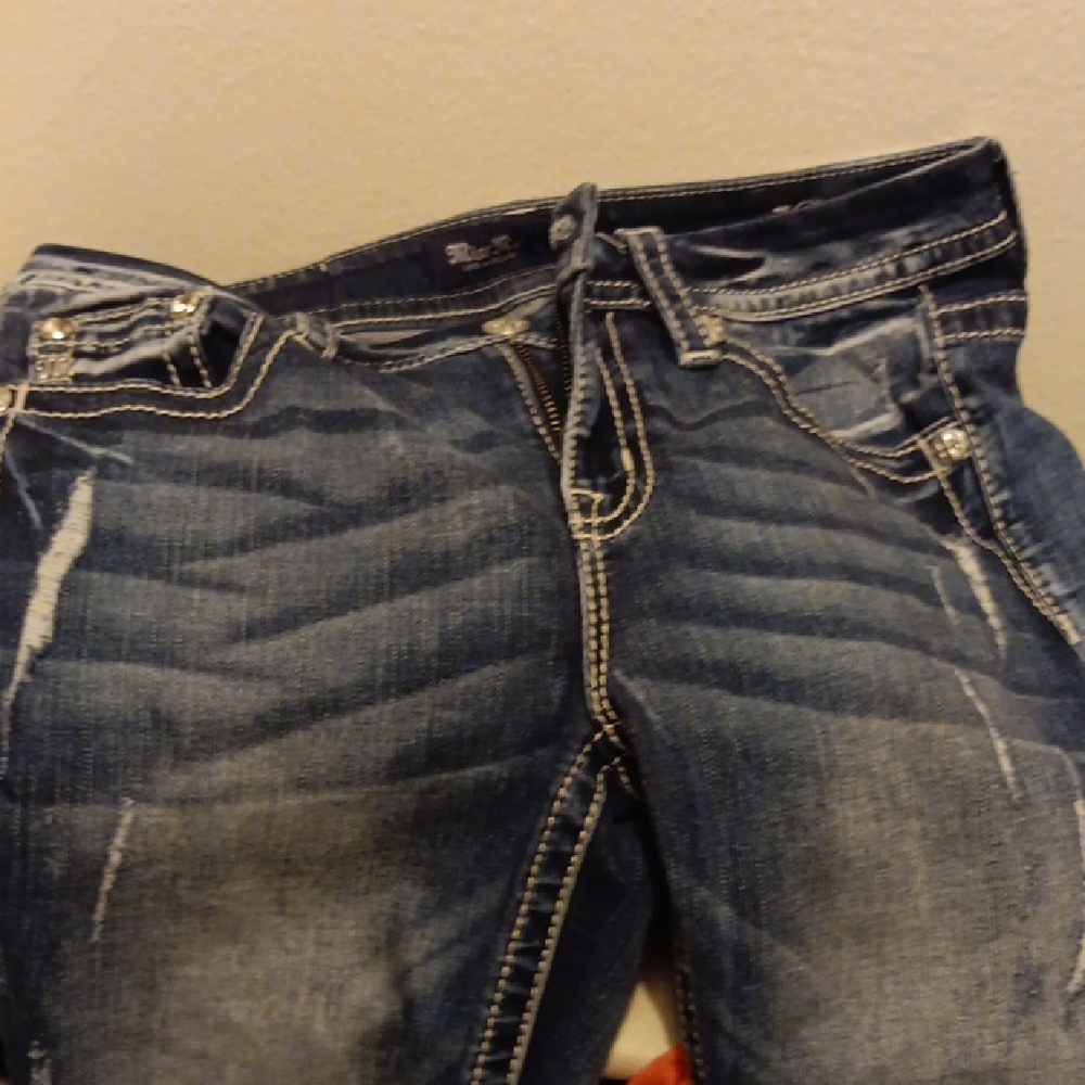 Stylish Miss Me Blue Denim Jeans